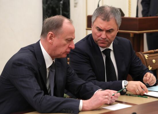 President Vladimir Putin holds meeting of Russia's Security Council