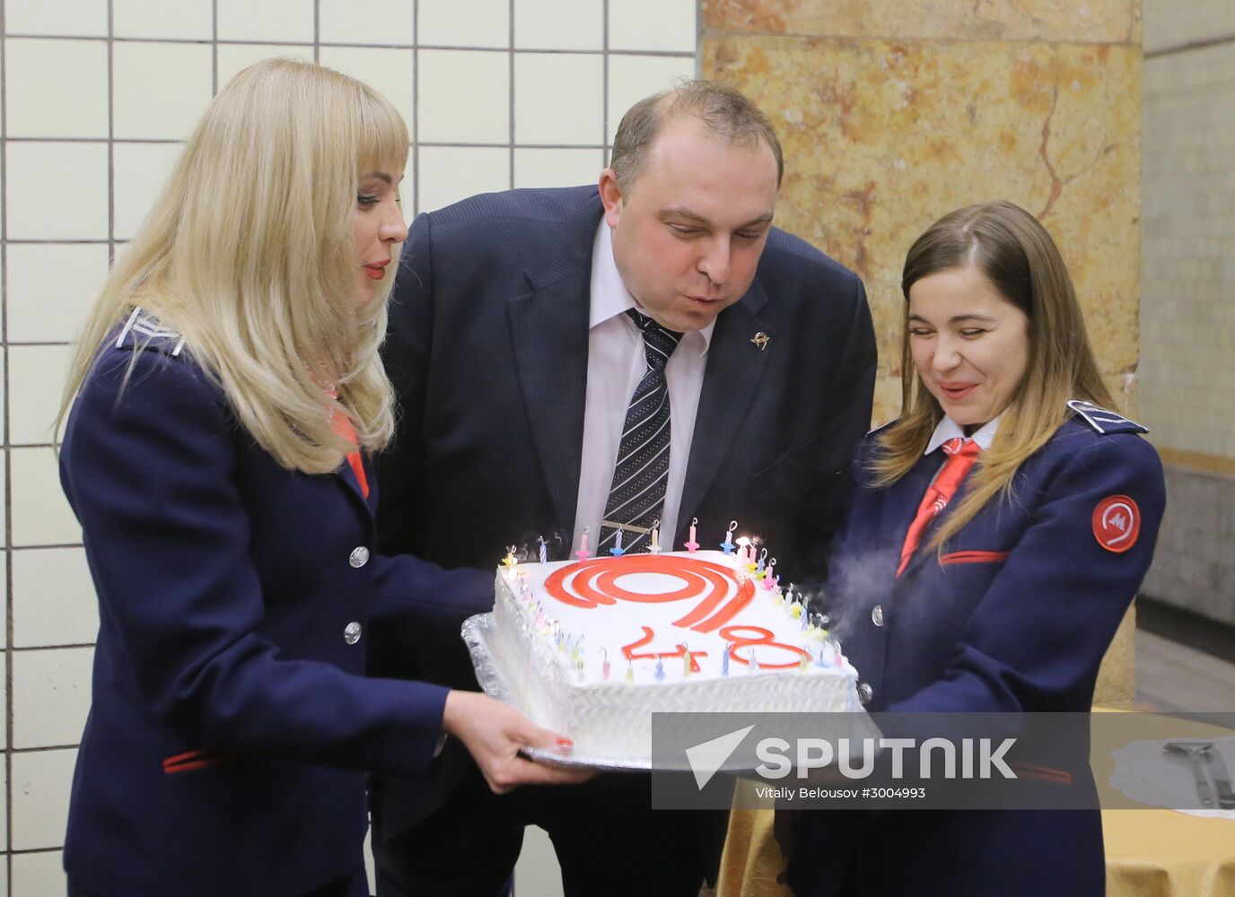 Retro cafe opens at Arbatskaya station