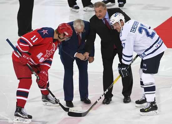 Ice hockey. KHL. CSKA vs. Dynamo Moscow