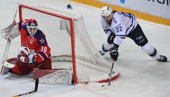 Ice hockey. KHL. CSKA vs. Dynamo Moscow