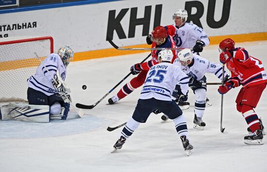 Ice hockey. KHL. CSKA vs. Dynamo Moscow