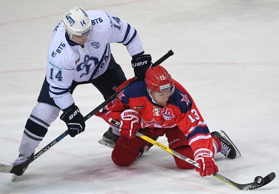 Ice hockey. KHL. CSKA vs. Dynamo Moscow