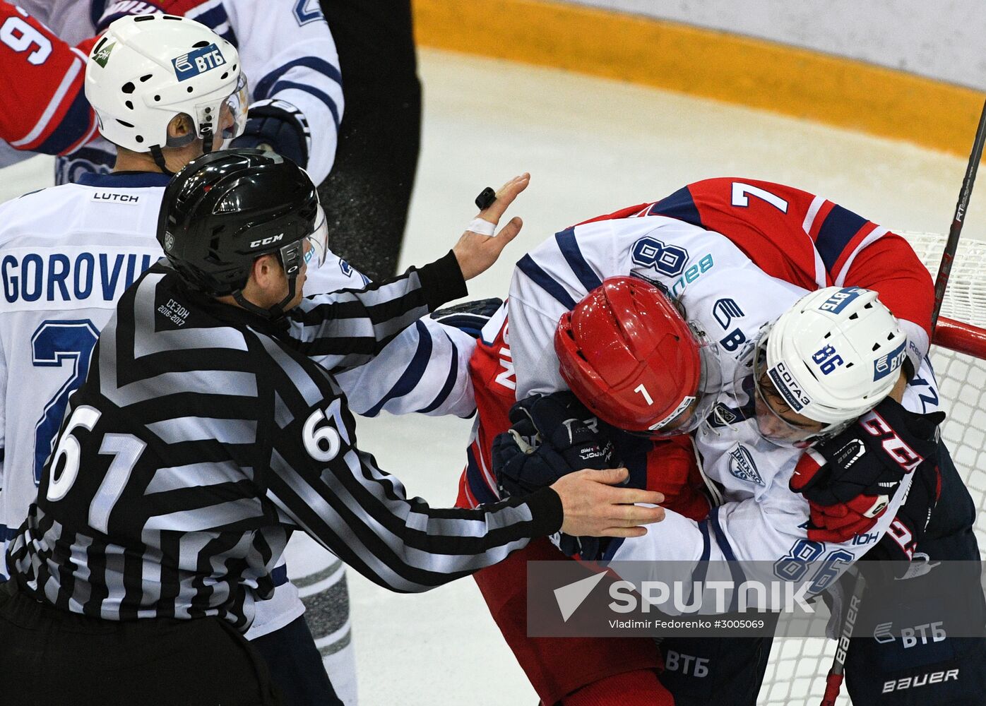 Ice hockey. KHL. CSKA vs. Dynamo Moscow