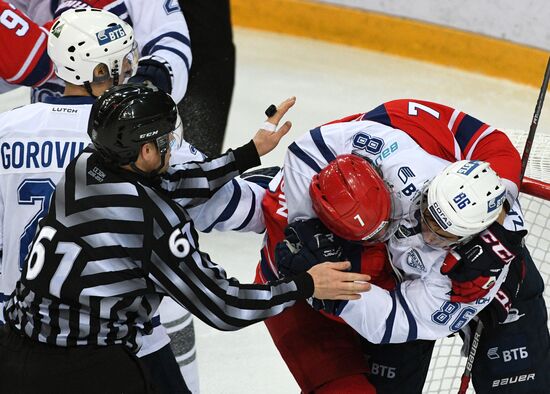 Ice hockey. KHL. CSKA vs. Dynamo Moscow