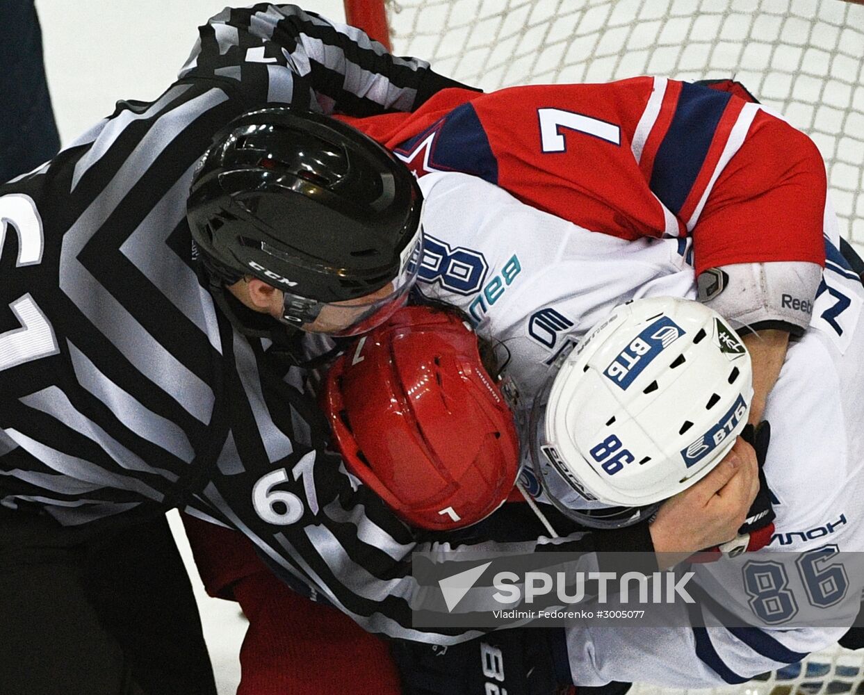 Ice hockey. KHL. CSKA vs. Dynamo Moscow