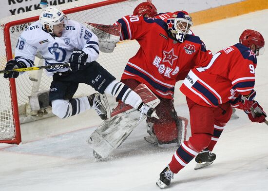 Ice hockey. KHL. CSKA vs. Dynamo Moscow