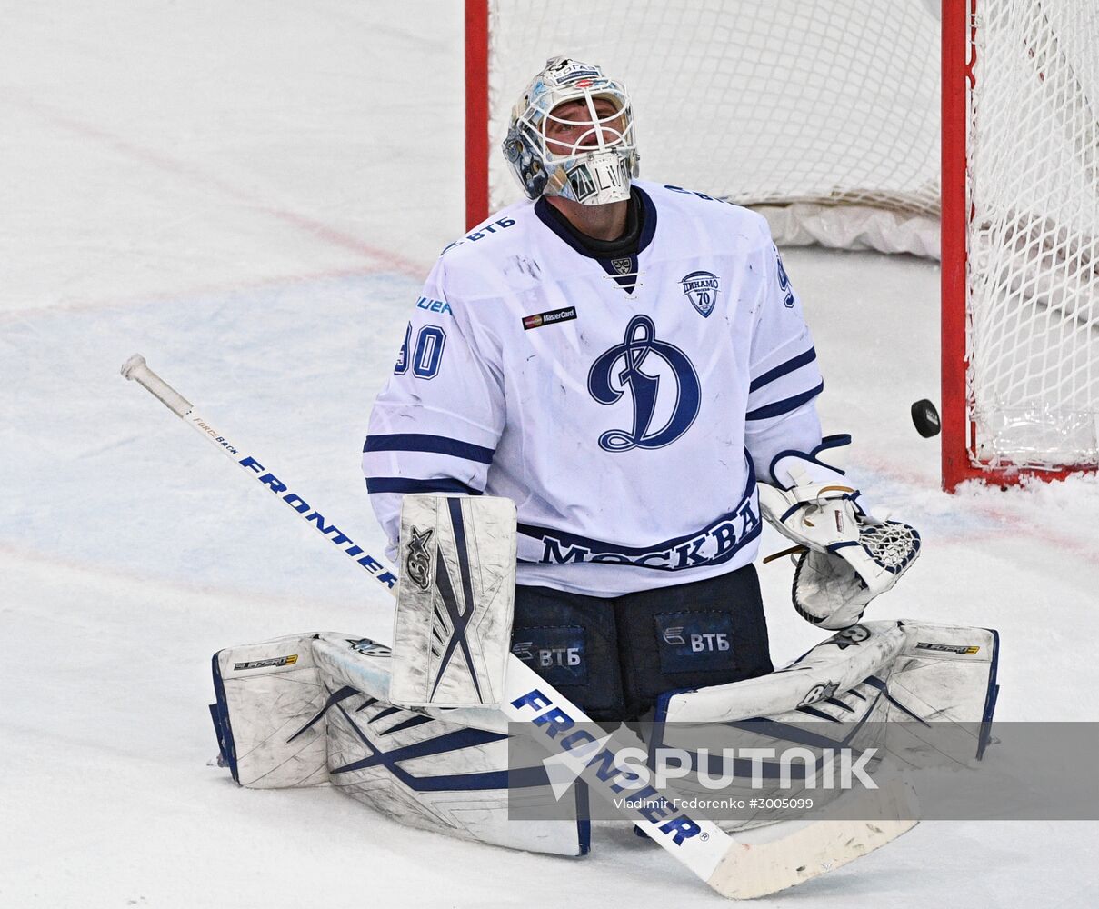 Ice hockey. KHL. CSKA vs. Dynamo Moscow