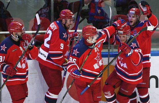 Ice hockey. KHL. CSKA vs. Dynamo Moscow