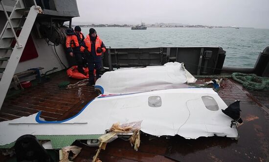 Search operations underway after Tu-154 crash in Black Sea