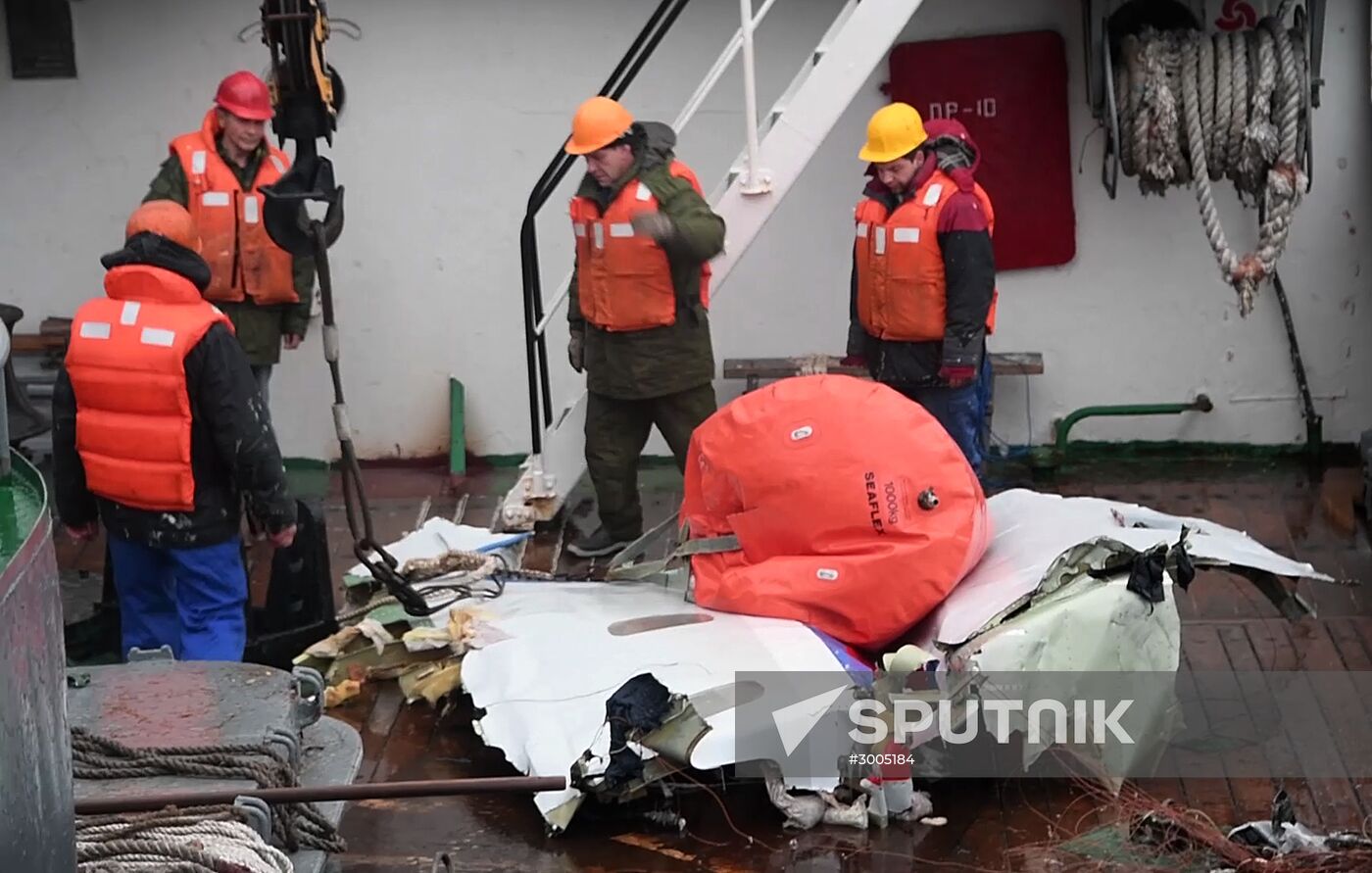 Search operations underway after Tu-154 crash in Black Sea
