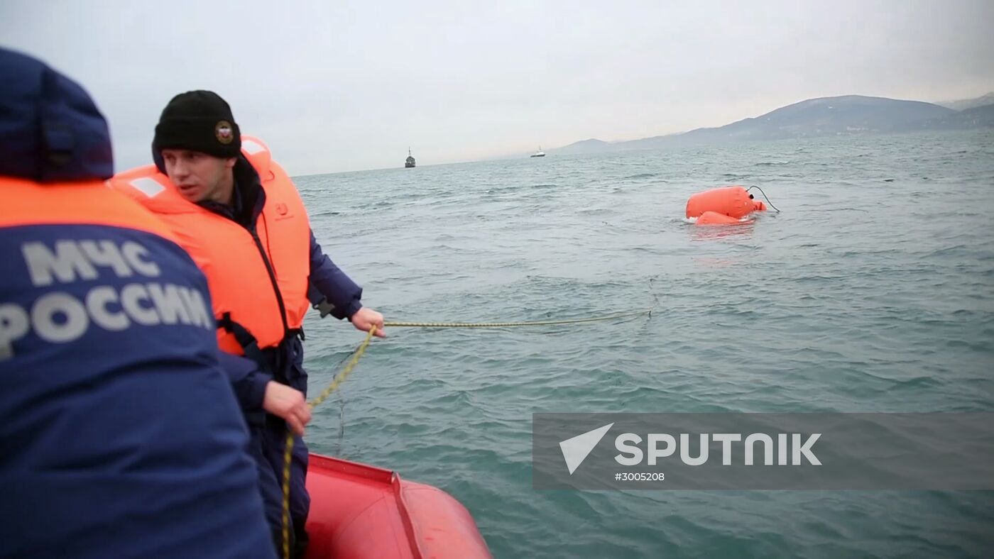 Search operations underway after Tu-154 crash in Black Sea
