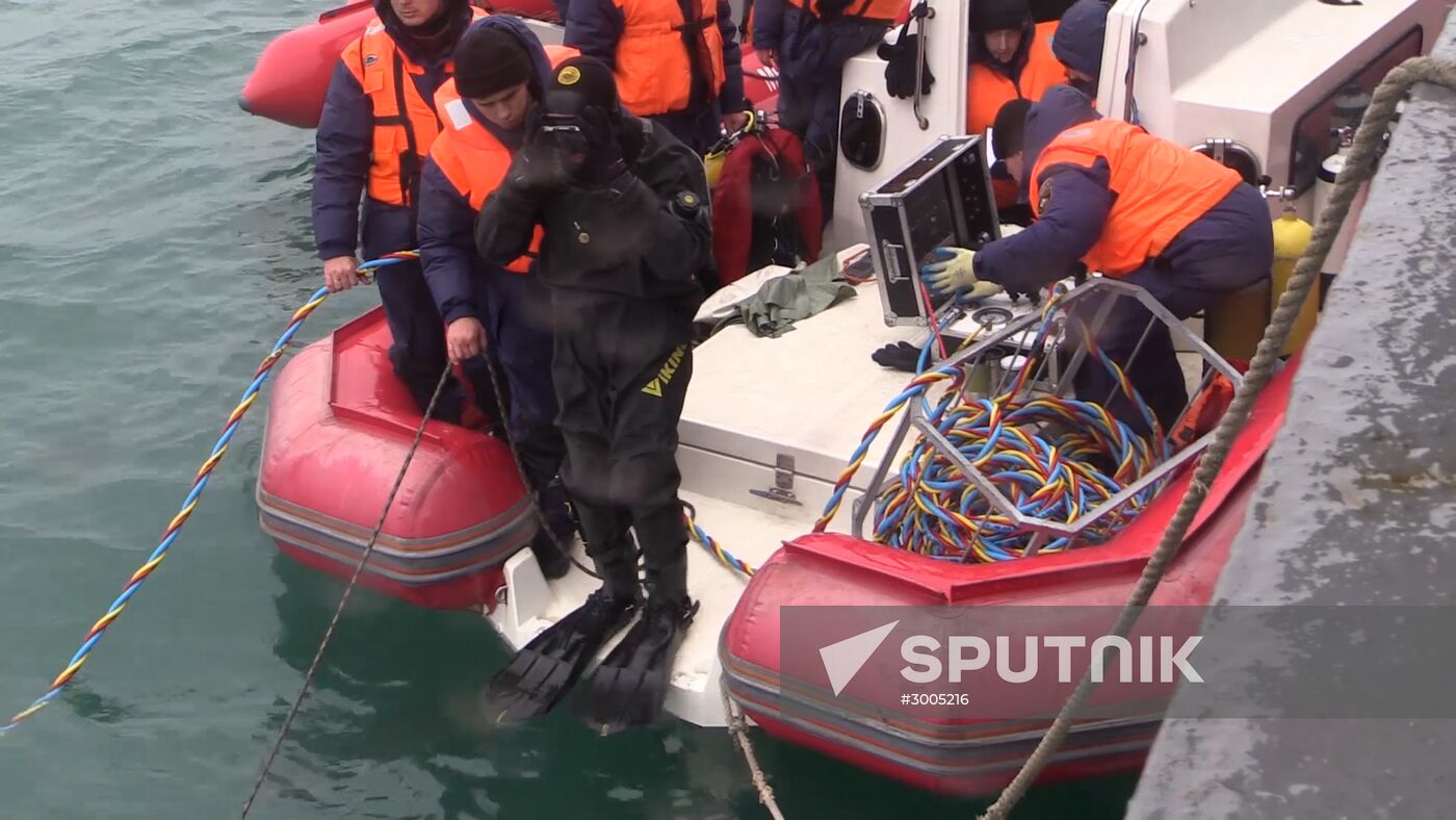 Search operations underway after Tu-154 crash in Black Sea