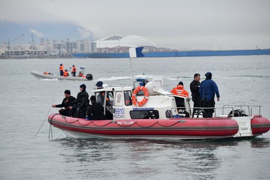 Search operations underway after Tu-154 crash in Black Sea