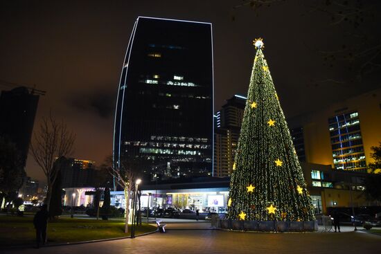 Baku on New Year's Eve