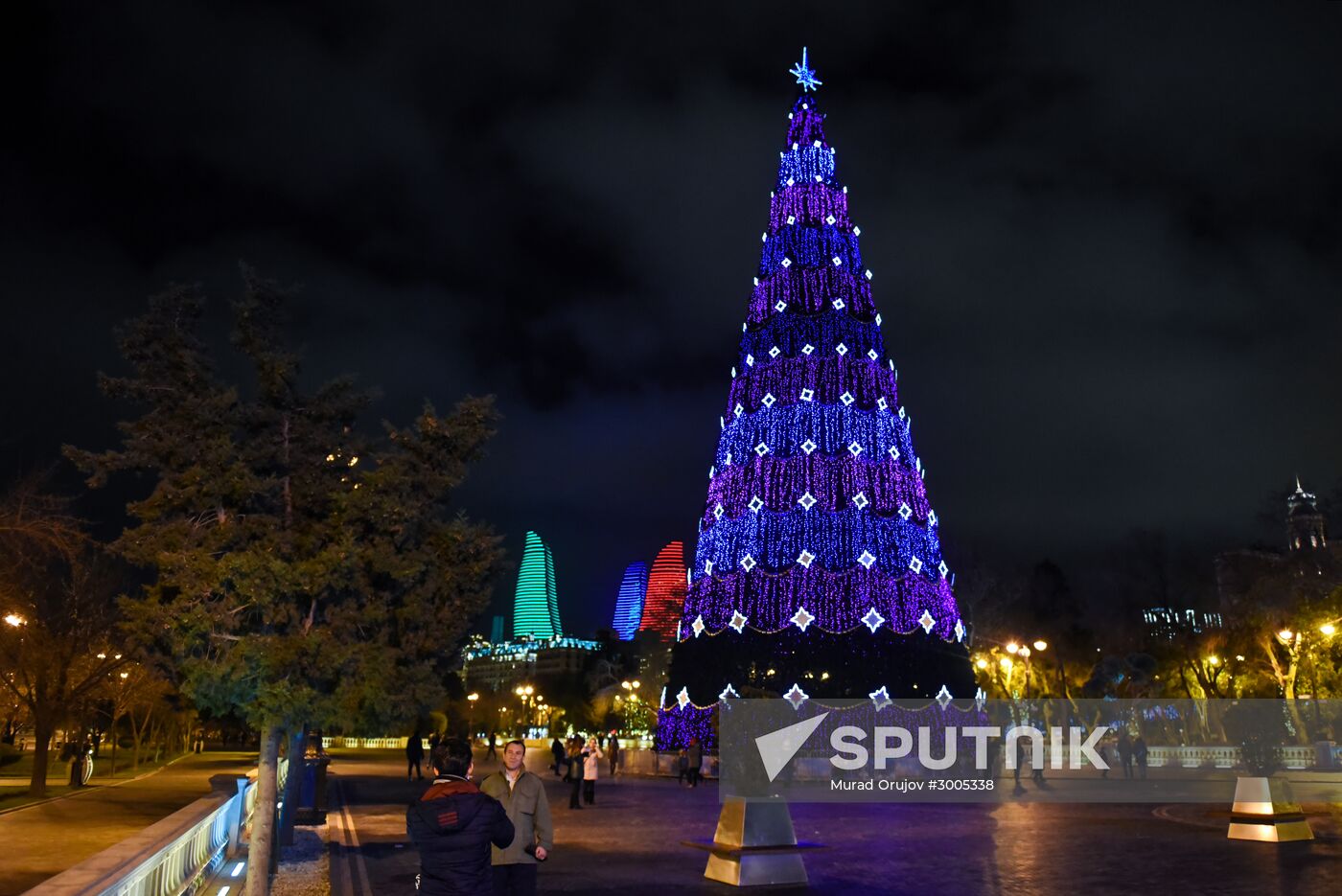 Baku on New Year's Eve