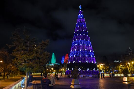 Baku on New Year's Eve