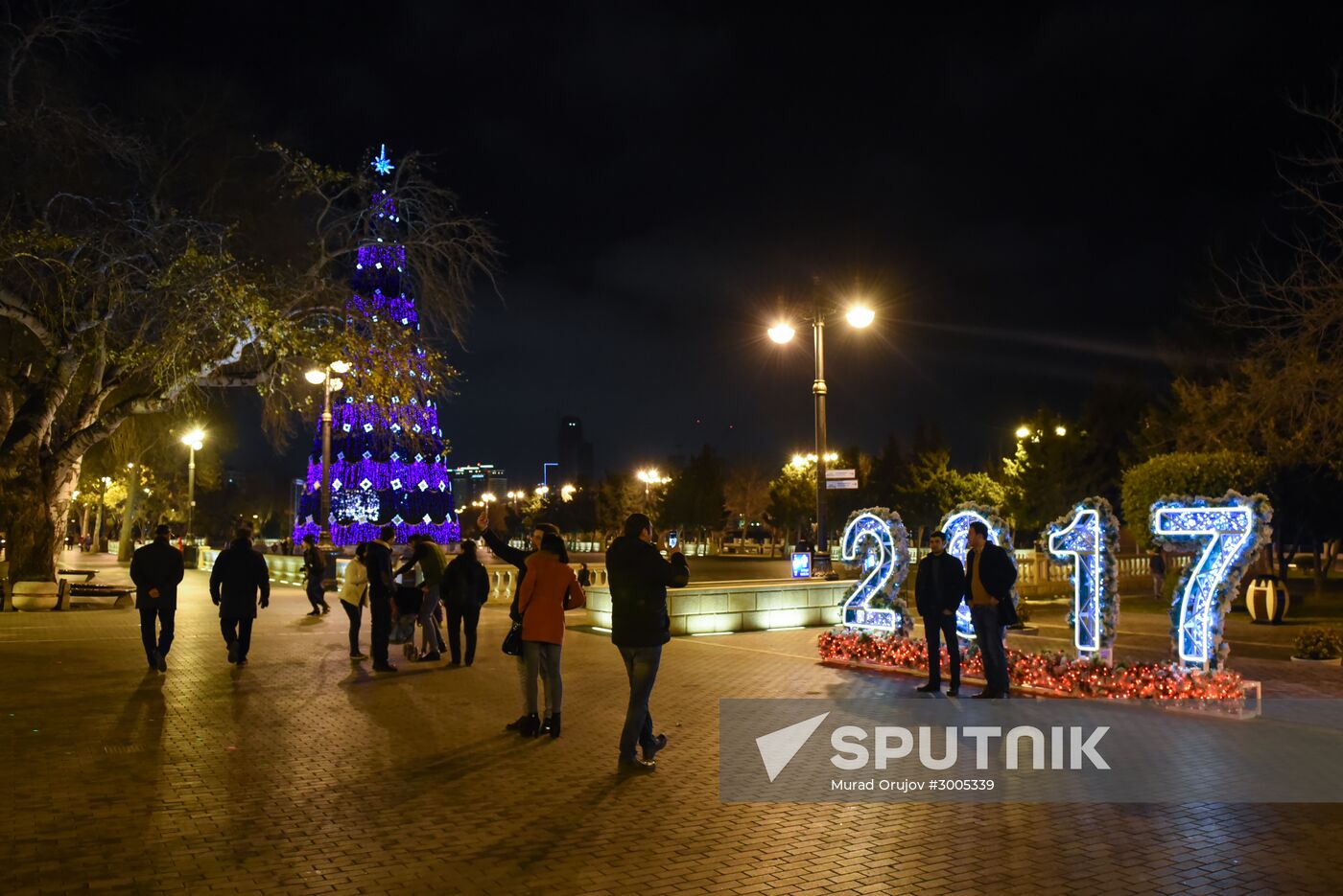Baku on New Year's Eve