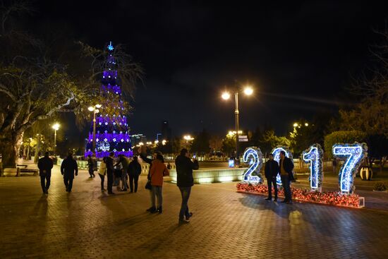 Baku on New Year's Eve
