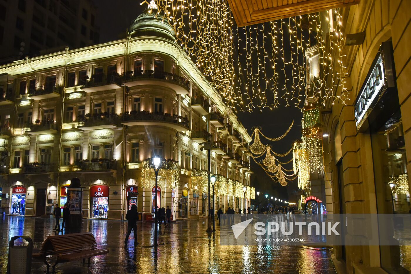 Baku on New Year's Eve