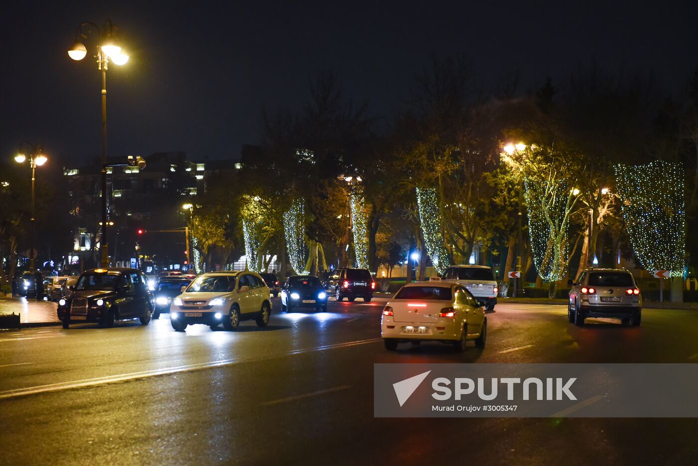 Baku on New Year's Eve