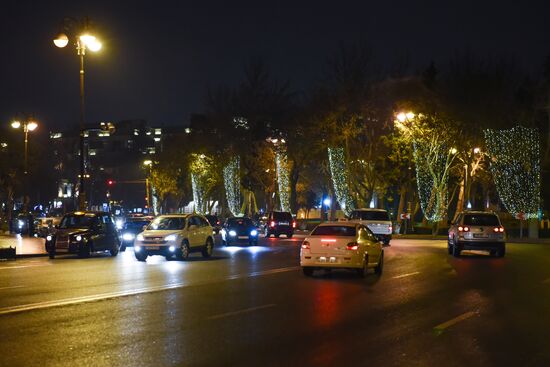 Baku on New Year's Eve
