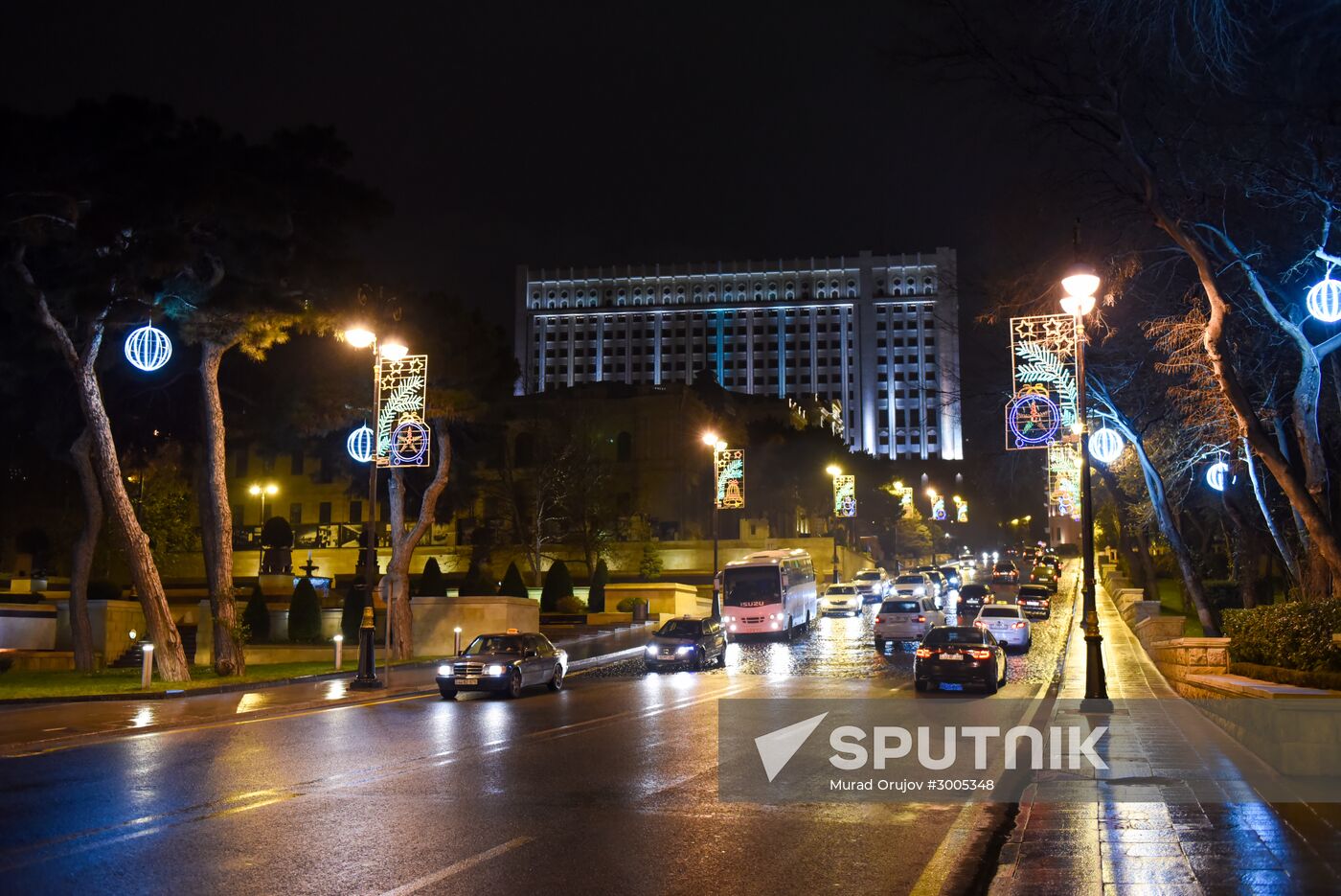 Baku on New Year's Eve