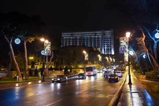 Baku on New Year's Eve