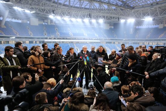 Zenit-Arena stadium in St. Petersburg
