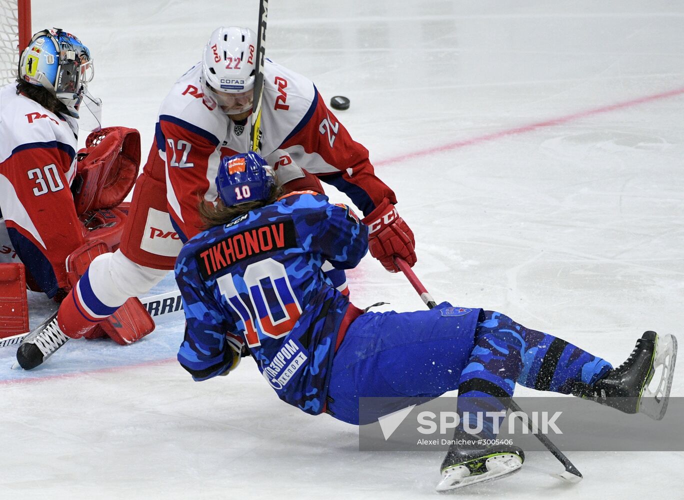 Kontinental Hockey League. SKA vs. Lokomotiv