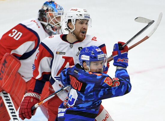 Kontinental Hockey League. SKA vs. Lokomotiv