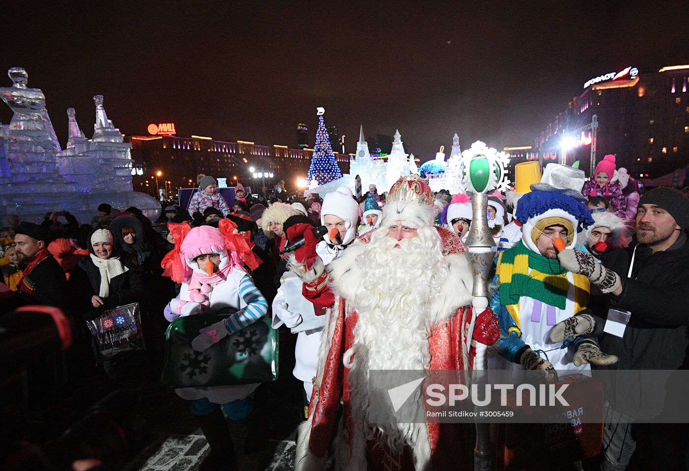 "Icy Moscow: Family Circle" festival on New Year's Eve