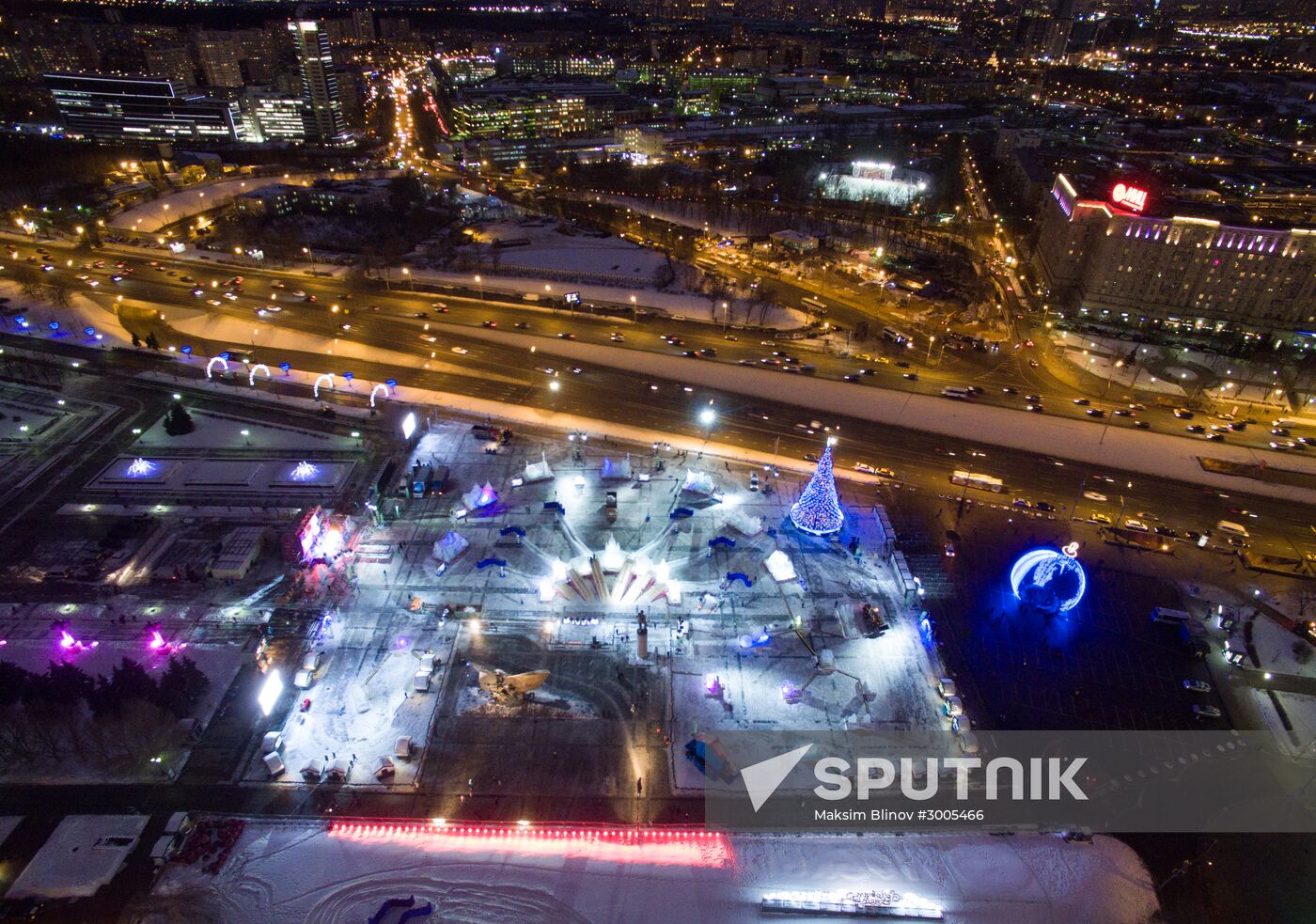 "Icy Moscow: Family Circle" festival on New Year's Eve