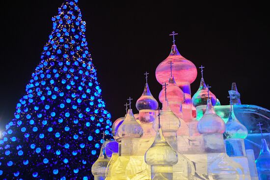 "Icy Moscow: Family Circle" festival on New Year's Eve