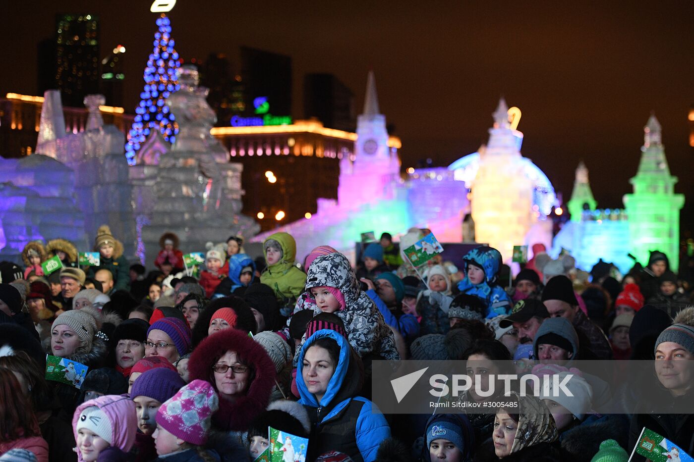 "Icy Moscow: Family Circle" festival on New Year's Eve