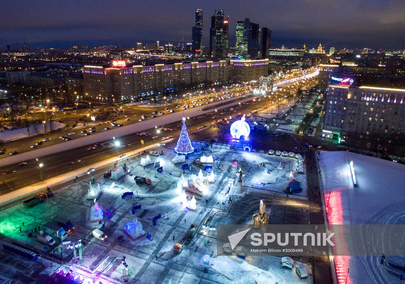 "Icy Moscow: Family Circle" festival on New Year's Eve