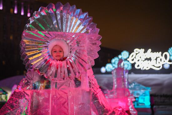"Icy Moscow: Family Circle" festival on New Year's Eve