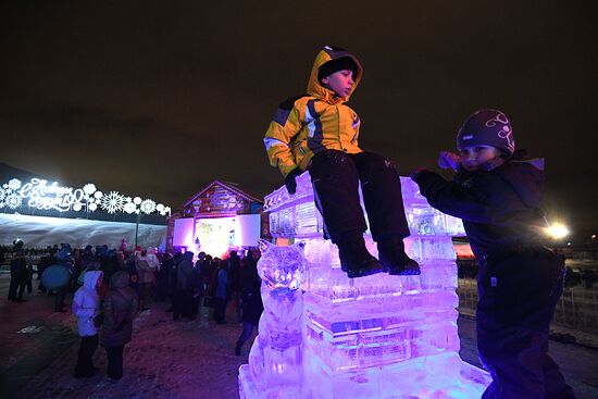 "Icy Moscow: Family Circle" festival on New Year's Eve