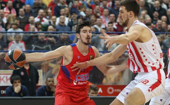 Euroleague Basketball. Crvena Zvezda vs. CSKA