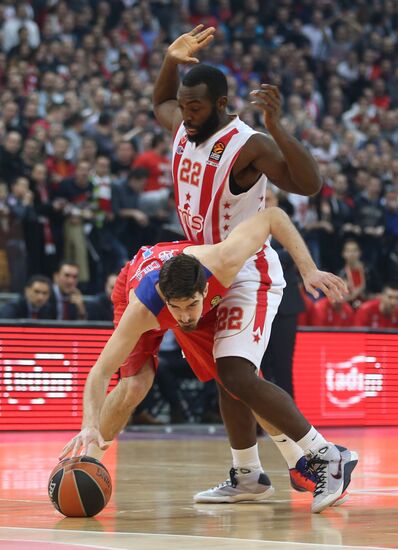 Euroleague Basketball. Crvena Zvezda vs. CSKA
