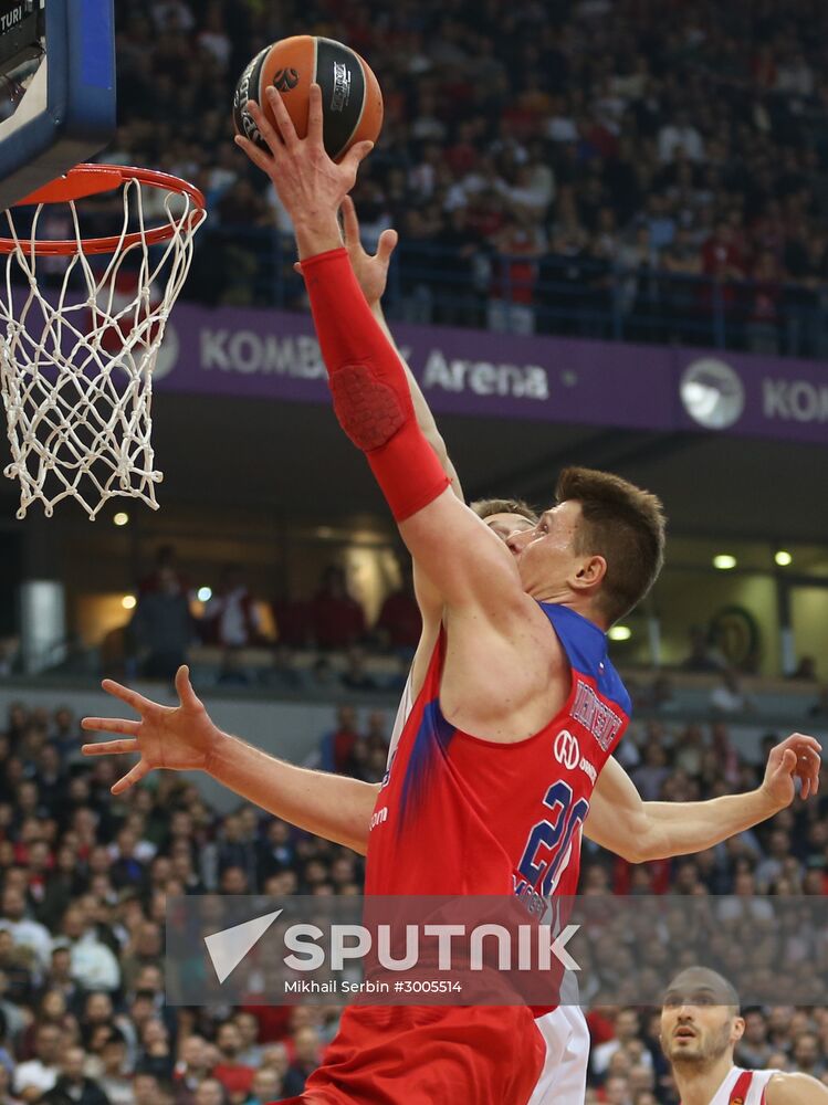 Euroleague Basketball. Crvena Zvezda vs. CSKA