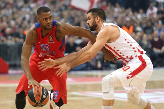 Euroleague Basketball. Crvena Zvezda vs. CSKA