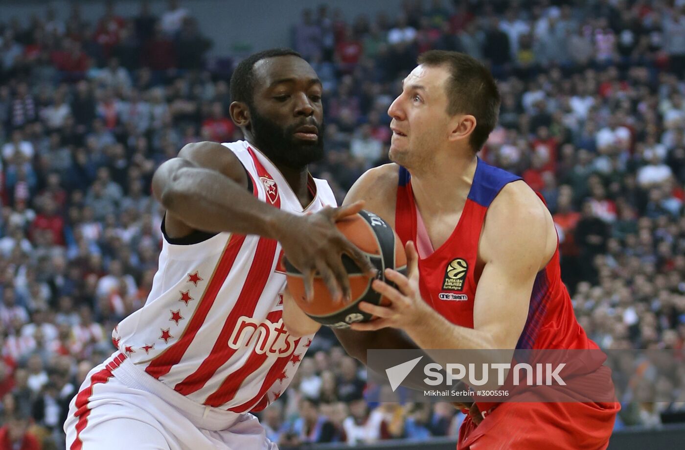 Euroleague Basketball. Crvena Zvezda vs. CSKA