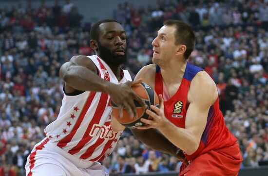 Euroleague Basketball. Crvena Zvezda vs. CSKA