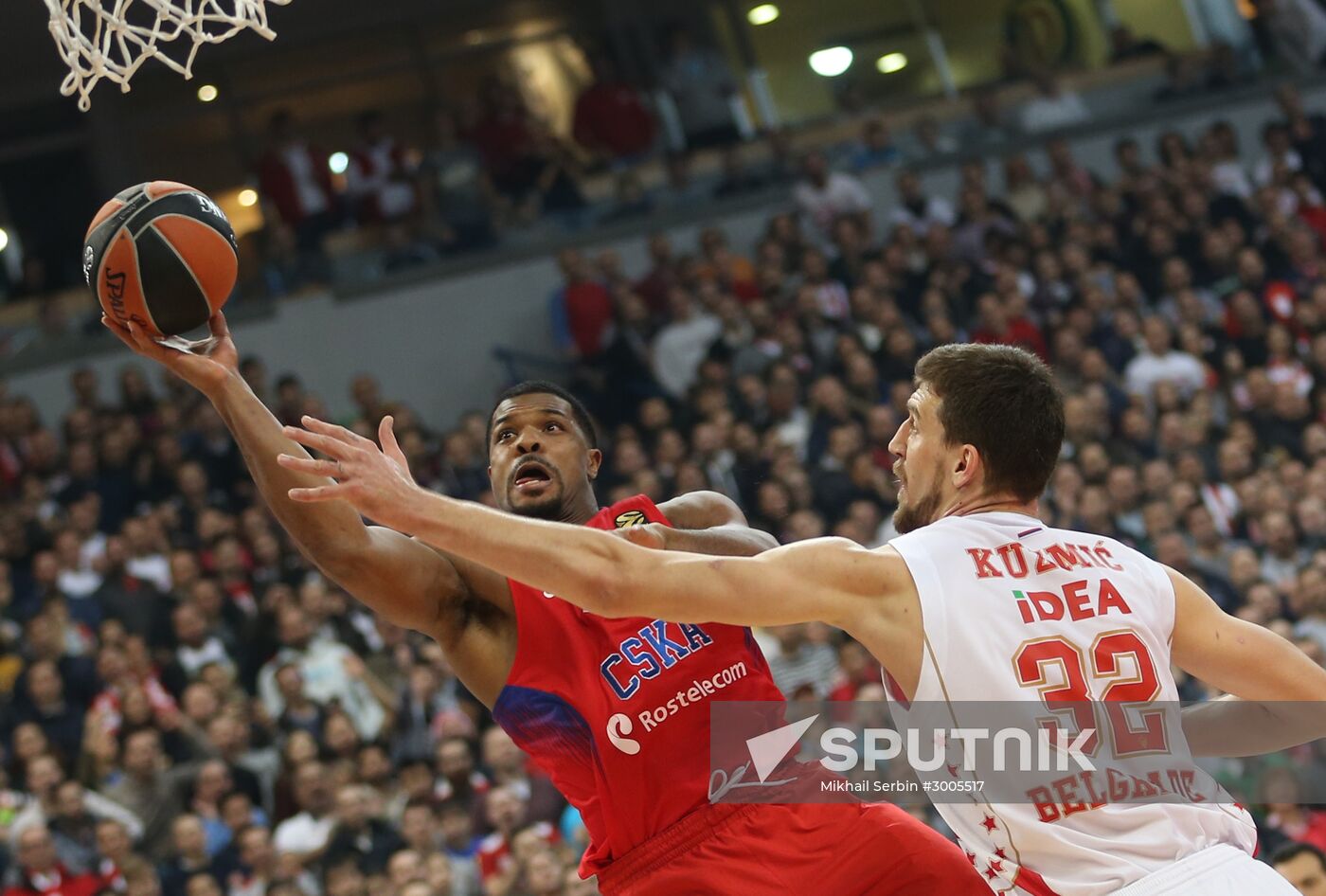 Euroleague Basketball. Crvena Zvezda vs. CSKA