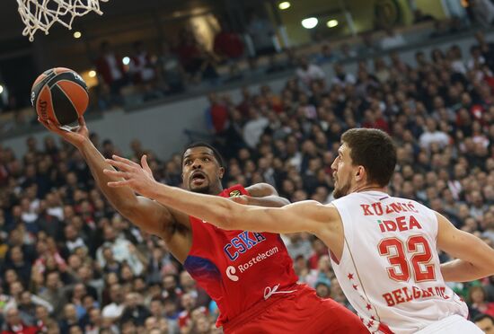 Euroleague Basketball. Crvena Zvezda vs. CSKA