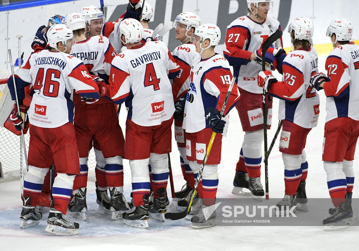 Kontinental Hockey League. SKA vs. Lokomotiv
