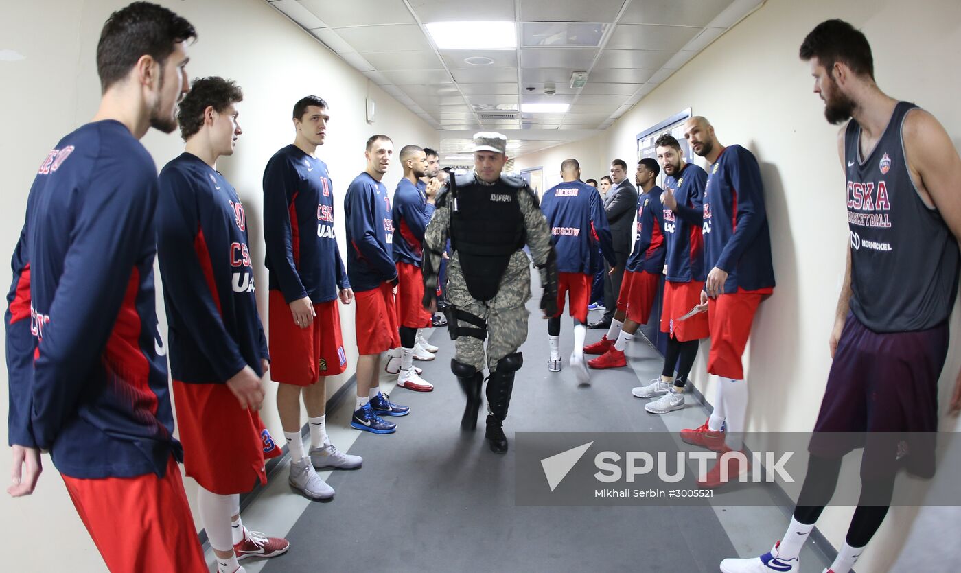 Euroleague Basketball. Crvena Zvezda vs. CSKA