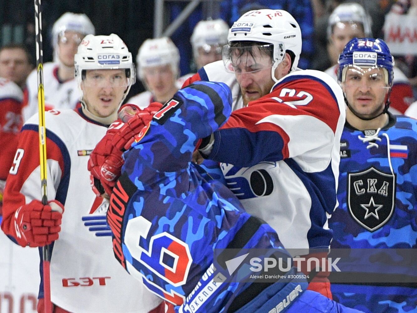 Kontinental Hockey League. SKA vs. Lokomotiv