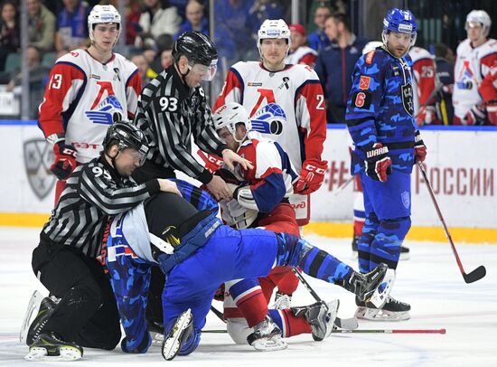 Kontinental Hockey League. SKA vs. Lokomotiv