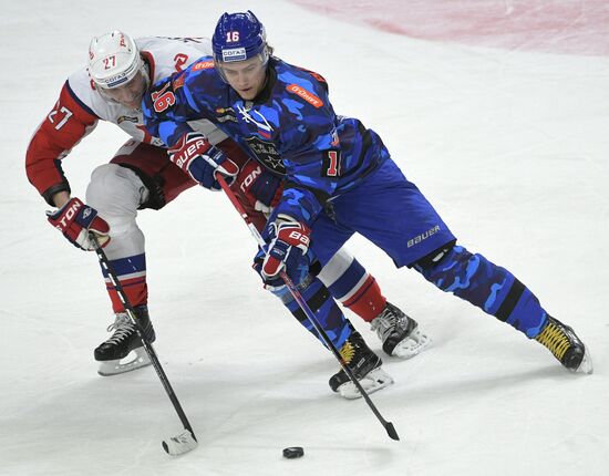 Kontinental Hockey League. SKA vs. Lokomotiv